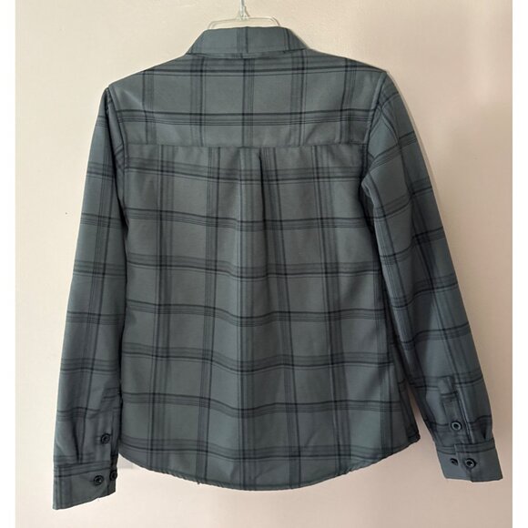 Dixxon Flannel Company Dakota Womens Jacket Snap Button Shacket Small Grey Plaid - Picture 3 of 8